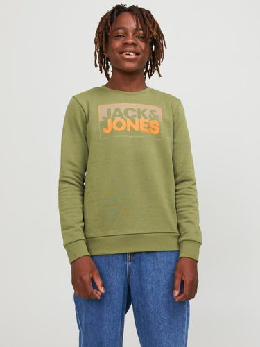 Sudadera Con Cuello Redondo Logotipo Para Chicos - Jack & Jones - Modalova