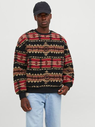 Kõik-üle Trükk Crew Neck Sweatshirt - Jack & Jones - Modalova