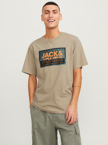 Paquete De 3 Camiseta Estampado Cuello Redondo - Jack & Jones - Modalova
