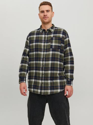 Tejido A Cuadros Camisa De Talla Grande - Jack & Jones - Modalova