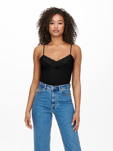 Rib Lace Top - ONLY - Modalova