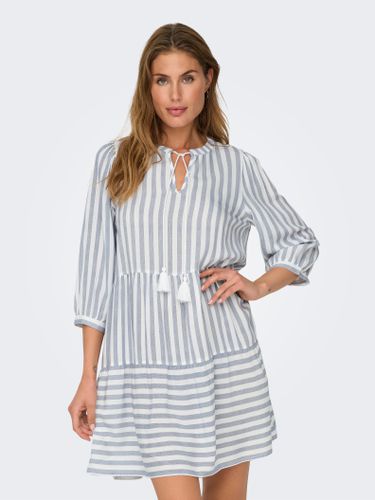 Striped Loose Fitted Dress - ONLY - Modalova