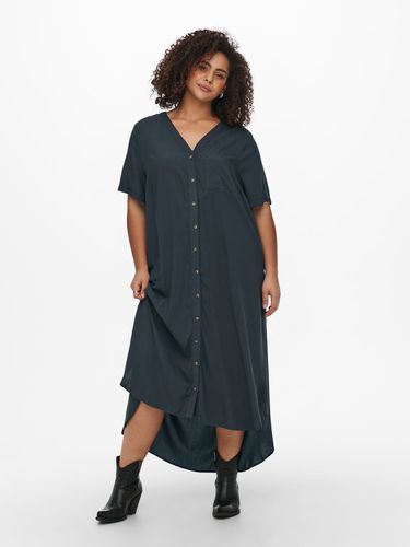 Curvy Loose Fitted Shirt Dress - ONLY - Modalova
