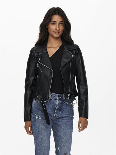 Leather Look Jacket - ONLY - Modalova