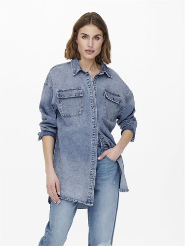 Oversized Long Denim Shirt - ONLY - Modalova