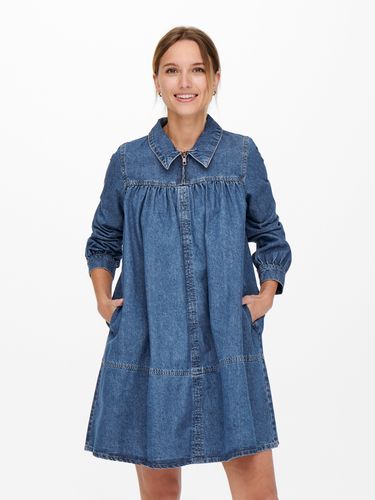 De Corte Holgado Vestido Vaquero - ONLY - Modalova