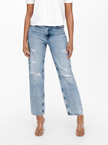 Onlwiser Regular Waist Straight Jeans - ONLY - Modalova