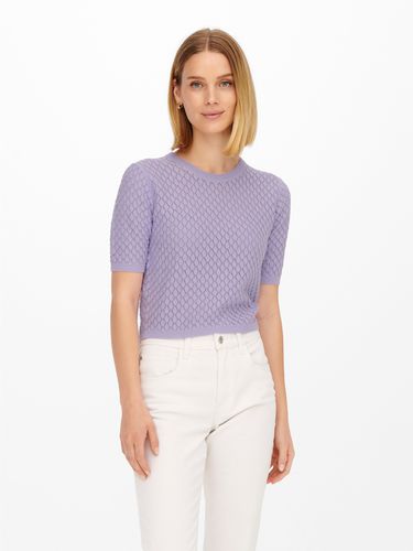 Short Sleeved Knitted Top - ONLY - Modalova