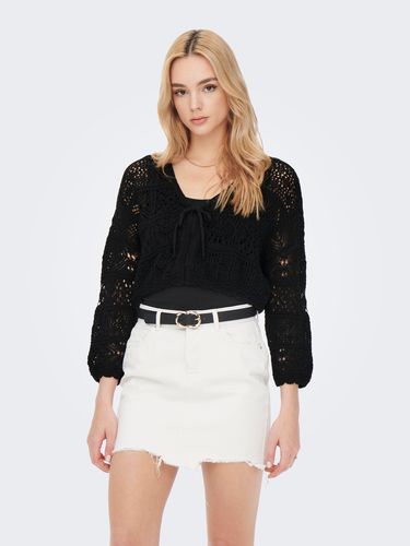 Cropped Knitted Cardigan - ONLY - Modalova
