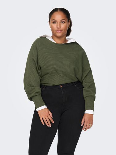 Curvy Rib Structured Knitted Pullover - ONLY - Modalova