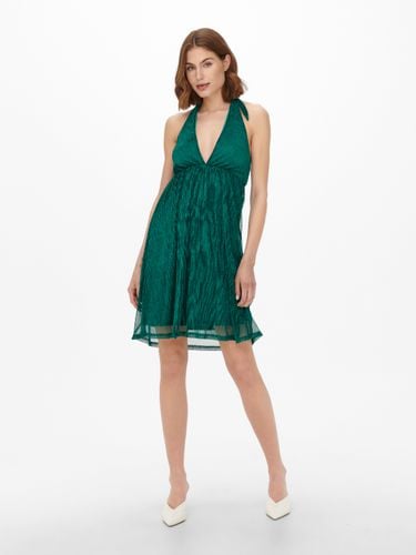Mini Shiny Halterneck Dress - ONLY - Modalova