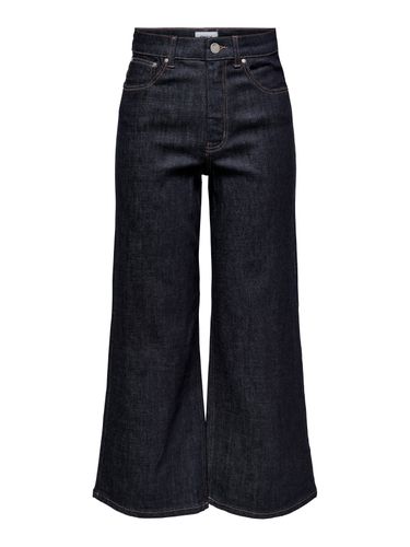 Onlmadison Tall Cintura Alta Ancho Jeans Cropped - ONLY - Modalova