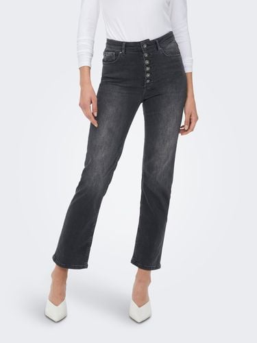 Onlevelina High Waist Straight Jeans - ONLY - Modalova