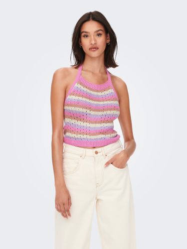 Striped Knitted Top - ONLY - Modalova