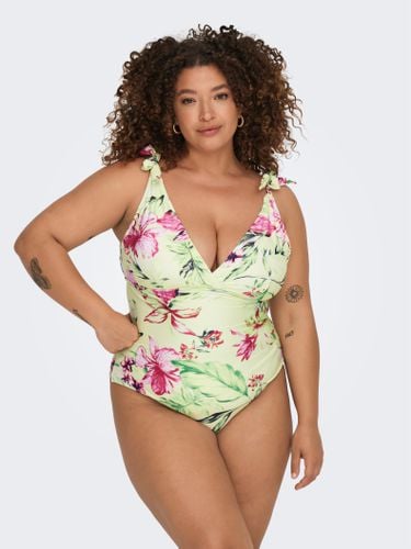Curvy Swimsuit With Bow Details - ONLY - Modalova
