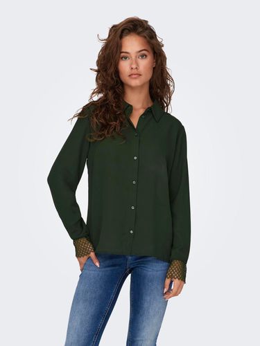 Shirt With Long Sleeves And Lace - ONLY - Modalova