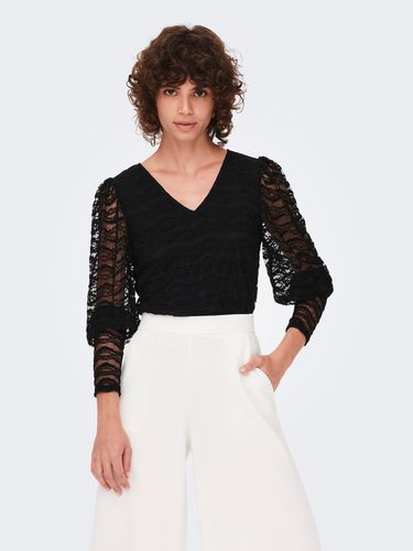 Lace Long Sleeved Top - ONLY - Modalova