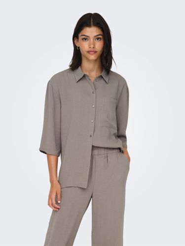 Loose Fit 3/4-sleeves Shirt - ONLY - Modalova