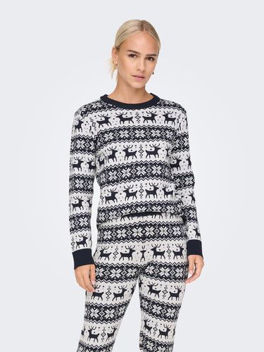 X-mas Knitted Pullover - ONLY - Modalova