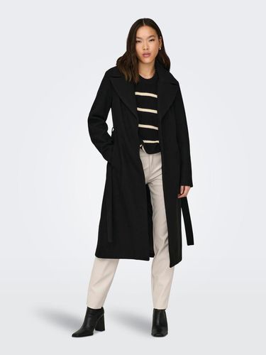Long Coat With Belt - ONLY - Modalova