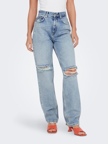 Neomay Printed Highwaisted Straight Fit Jeans - ONLY - Modalova