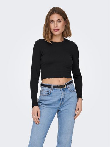 Cropped Long Sleeved Top - ONLY - Modalova