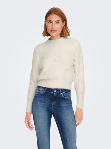 High Neck Knitted Pullover - ONLY - Modalova