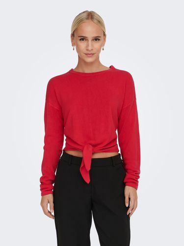 Tie Detail Knitted Pullover - ONLY - Modalova