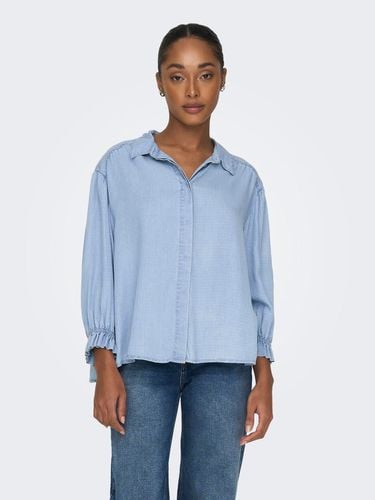 Dotted Denim Shirt - ONLY - Modalova