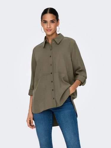 Shirt With Fold-up Sleeves - ONLY - Modalova