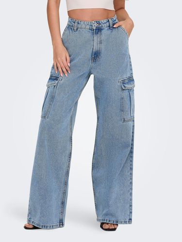 Onlhope Ex High Waist Wide Cargo Jeans - ONLY - Modalova