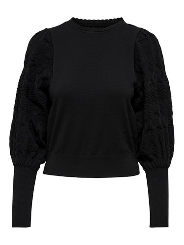 Knitted Pullover With Puff Sleeves - ONLY - Modalova