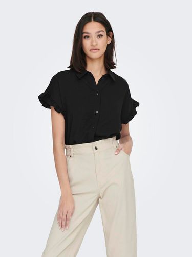 Short Sleeve Frill Shirt - ONLY - Modalova