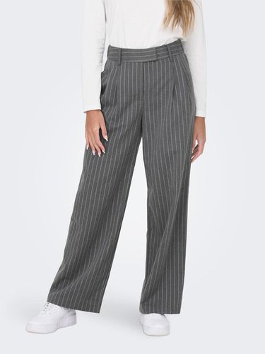 Wide Trousers With Stripes - ONLY - Modalova