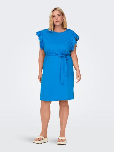 Curvy Detailed Cotton Dress - ONLY - Modalova