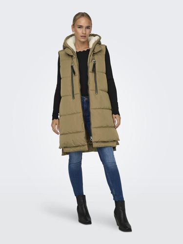 Hooded Puffer Vest - ONLY - Modalova