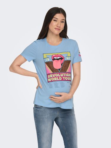 Camisetas Corte Regular Cuello Redondo Premamá - ONLY - Modalova