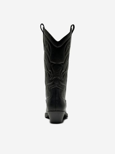 Faux Leather Cowboy Boots - ONLY - Modalova