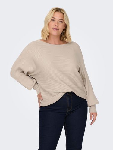 Curvy O-neck Knitted Pullover - ONLY - Modalova