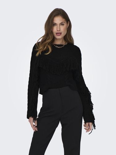 O-neck Knitted Pullover With Fringes - ONLY - Modalova