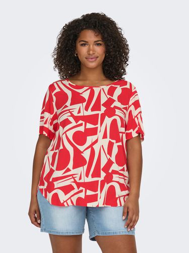 Curvy Boat Neck Top - ONLY - Modalova