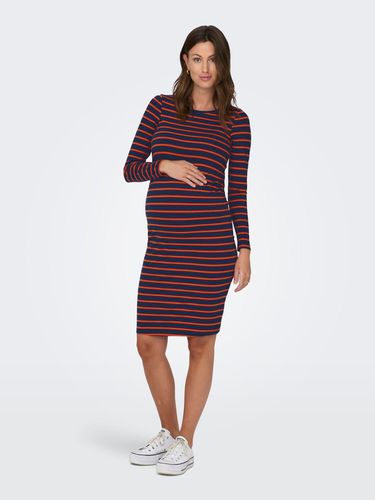 Mama Mini Dress With Stripes - ONLY - Modalova