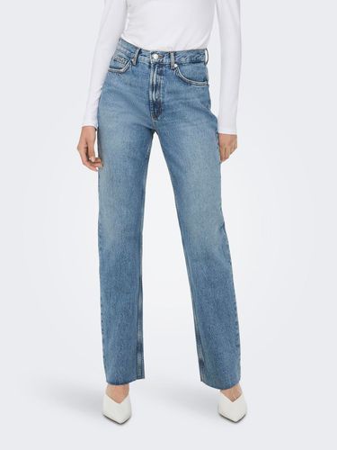 Onlriley Life High Waist Straight Fitted Jeans - ONLY - Modalova