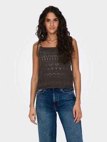 Top Corte Regular Cuello Redondo - ONLY - Modalova