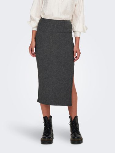 Rib Midi Skirt - ONLY - Modalova