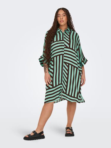 Curvy Loose Fit Shirt Dress - ONLY - Modalova