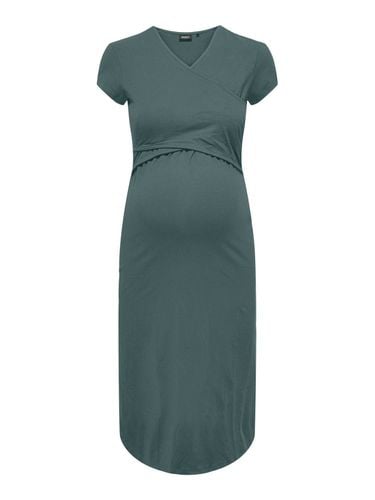 Regular Fit V-neck Midi Dress - ONLY - Modalova