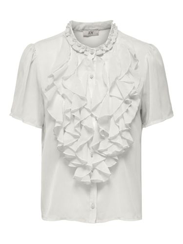 Short Sleeve Shirt With Frills - ONLY - Modalova