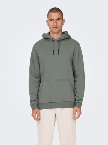 Solid Colored Hoodie - ONLY & SONS - Modalova