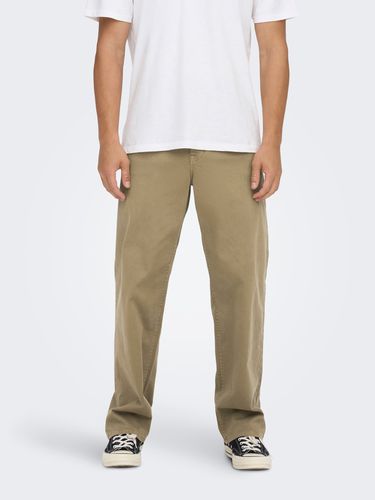 Loose Fit Trousers - ONLY & SONS - Modalova